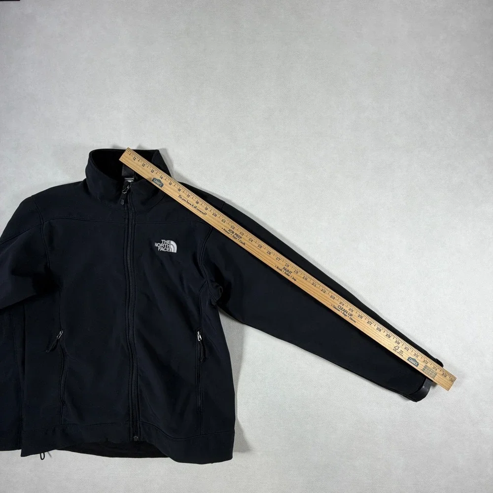 The North Face Mens Apex Bionic Softshell Jacket Black Full Zip Size Small